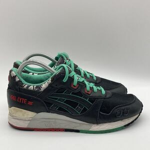 Mens Size 7 Asics Gel-Lyte 3 III Future Camo/Black/Teal Shoes Sneakers H404L